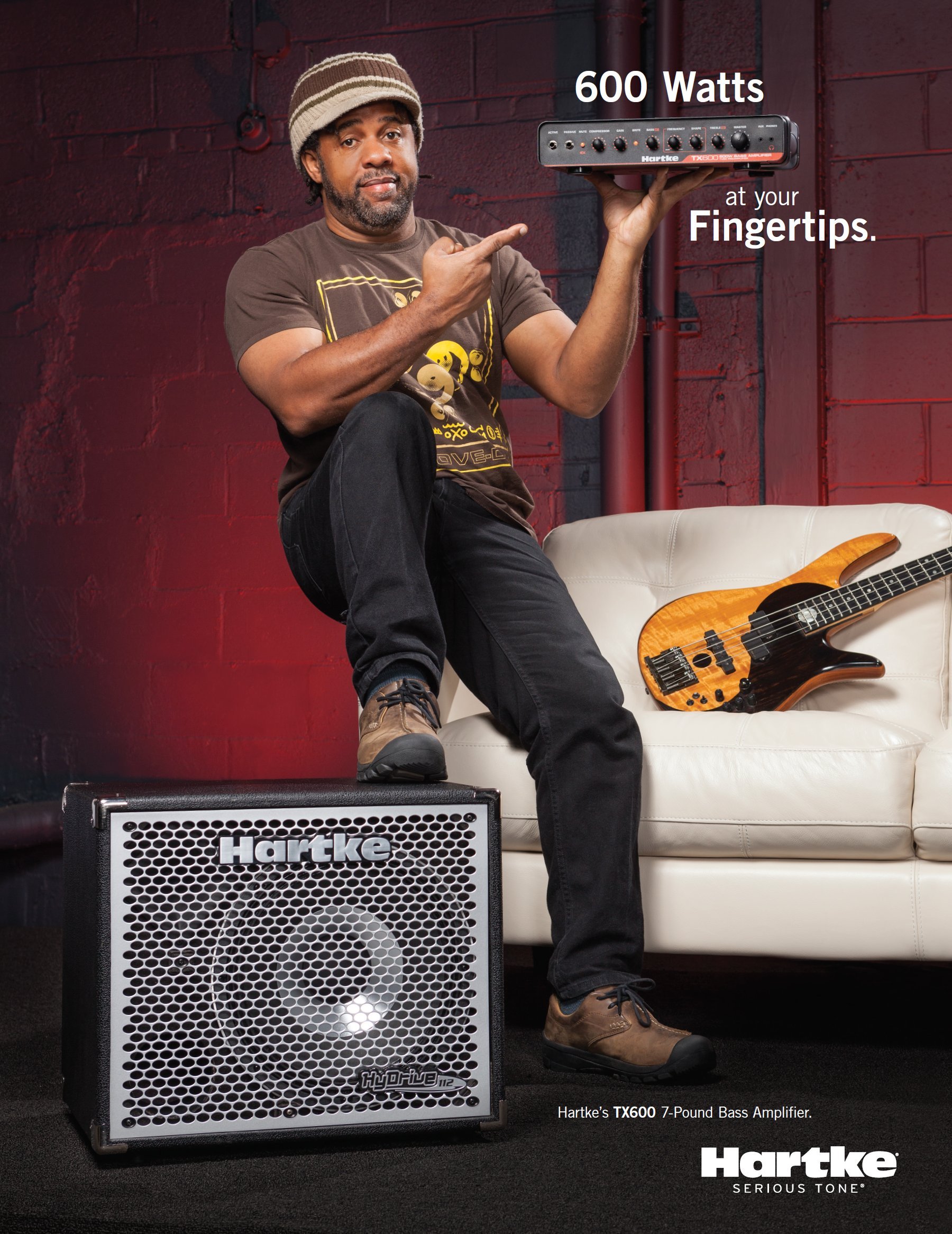 Amazon.com: Hartke TX600 600-Watt Class D Bass Amplifier : Musical